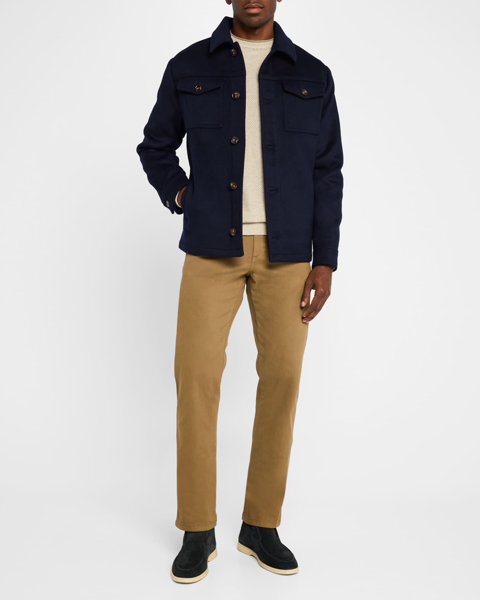 Mens Wool Double-Face Trucker Jacket Product Image