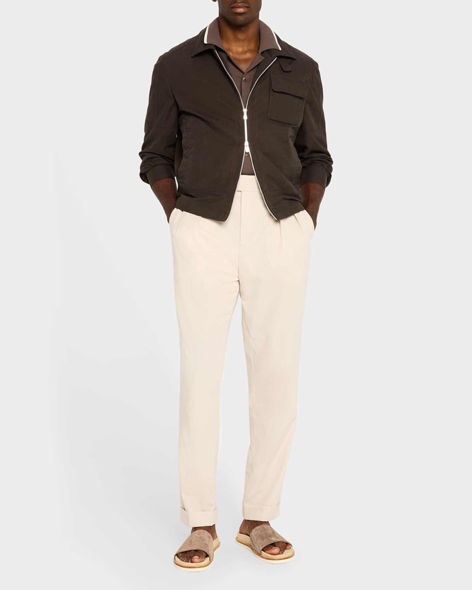 Men's Suede Slide Sandals Product Image