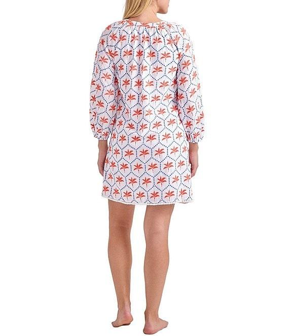 Tommy Bahama Catalina Coast Eyelet Embroidered Swim Cover-Up Dress Product Image
