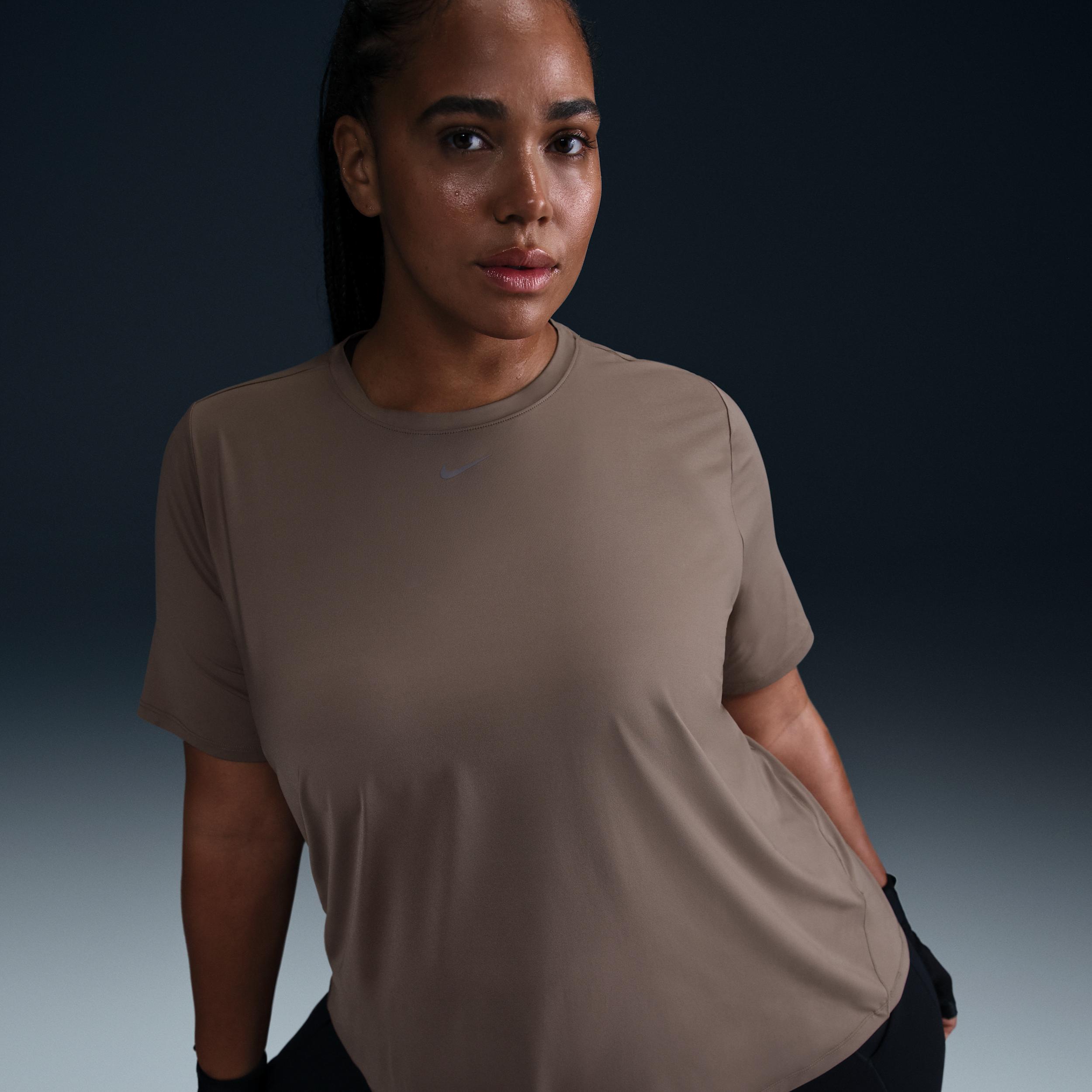 Nike One Classic Women's Dri-FIT Short-Sleeve Top (Plus Size) Product Image