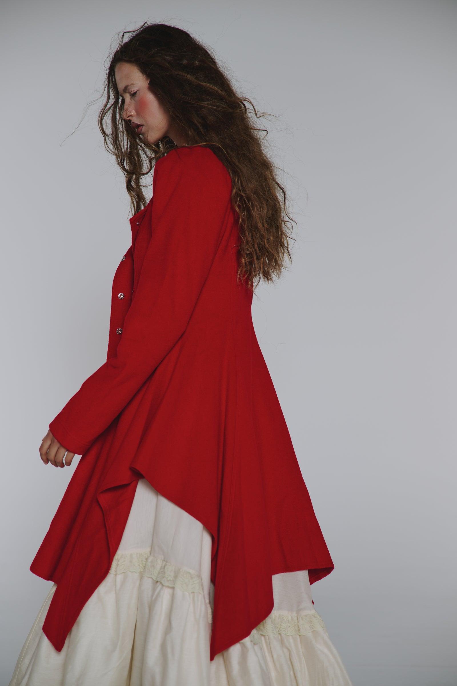 The Revolt Red Romantic Coat Product Image