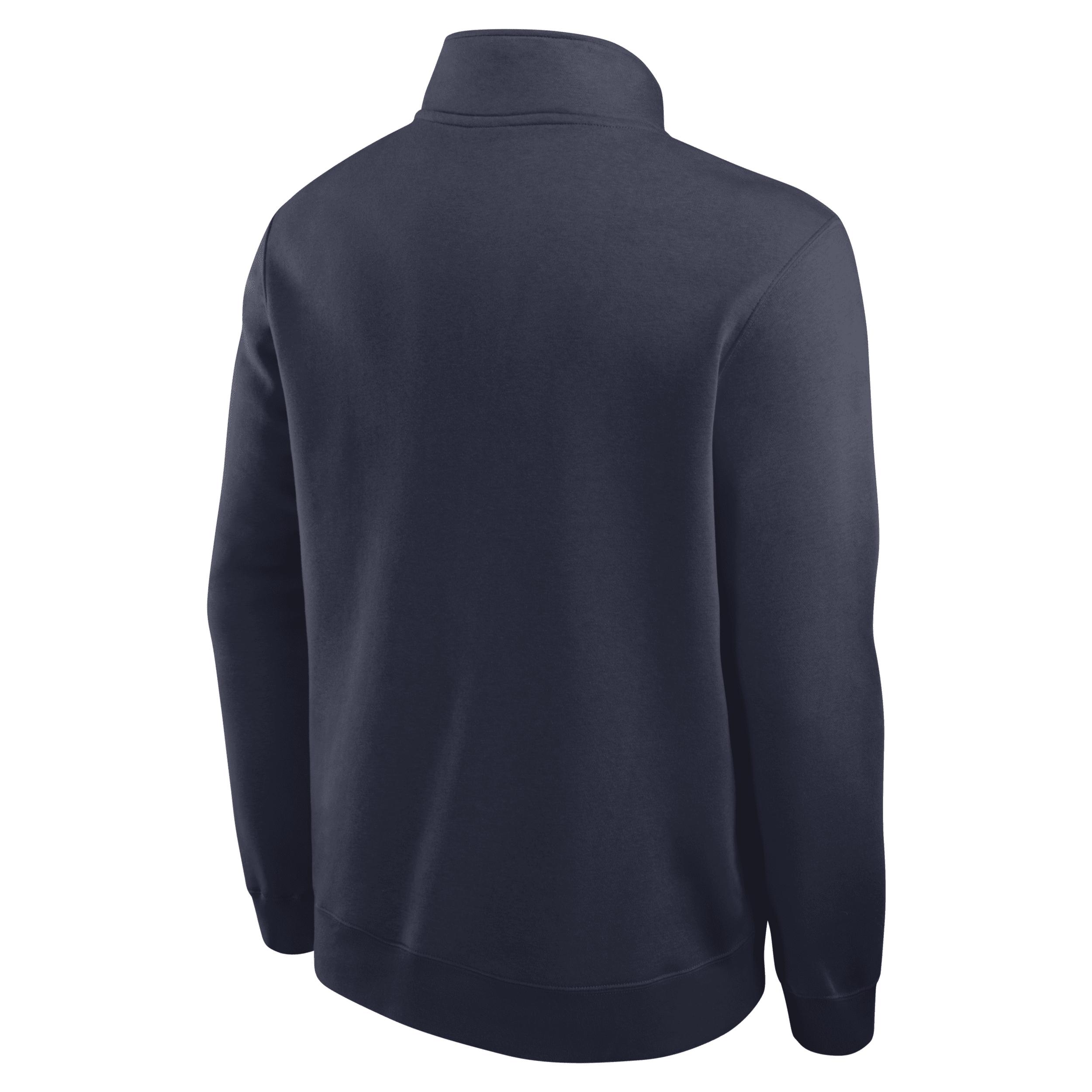Mens Michigan Wolverines Primetime Club Jordan College 1/2-Zip Crew | 0JJW41SMWN-4V0 Product Image