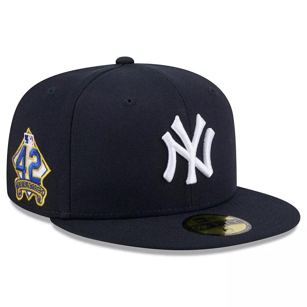 Men's New Era  Navy New York Yankees 2025 Jackie Robinson Day 59FIFTY Fitted Hat, Size: 7 3/4, Blue Product Image