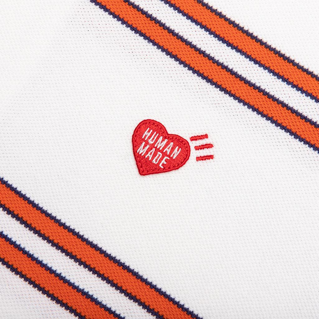 Polo L/S Shirt - White Male Product Image