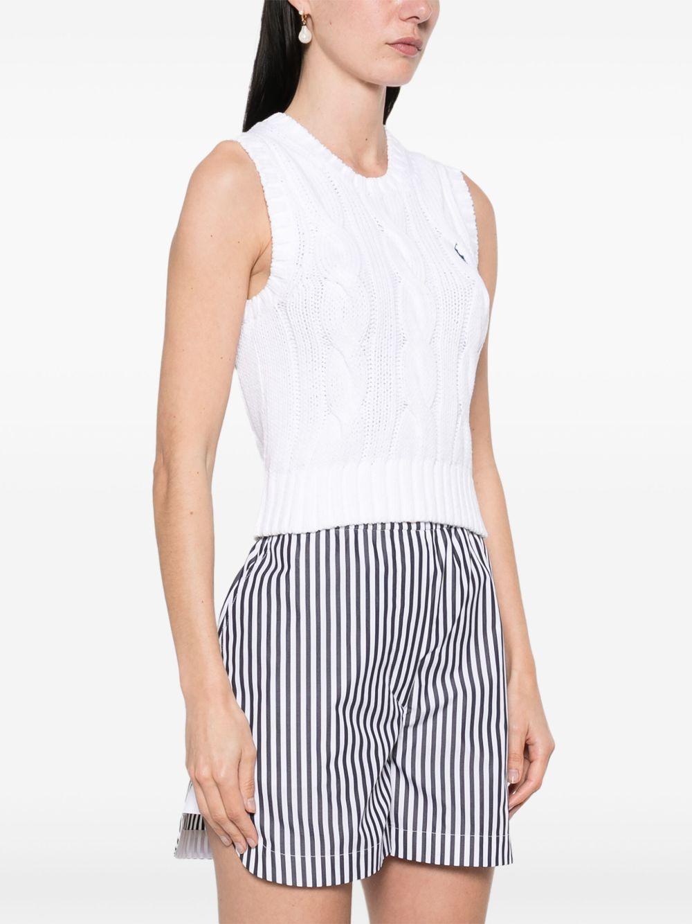 cable-knit vest Product Image