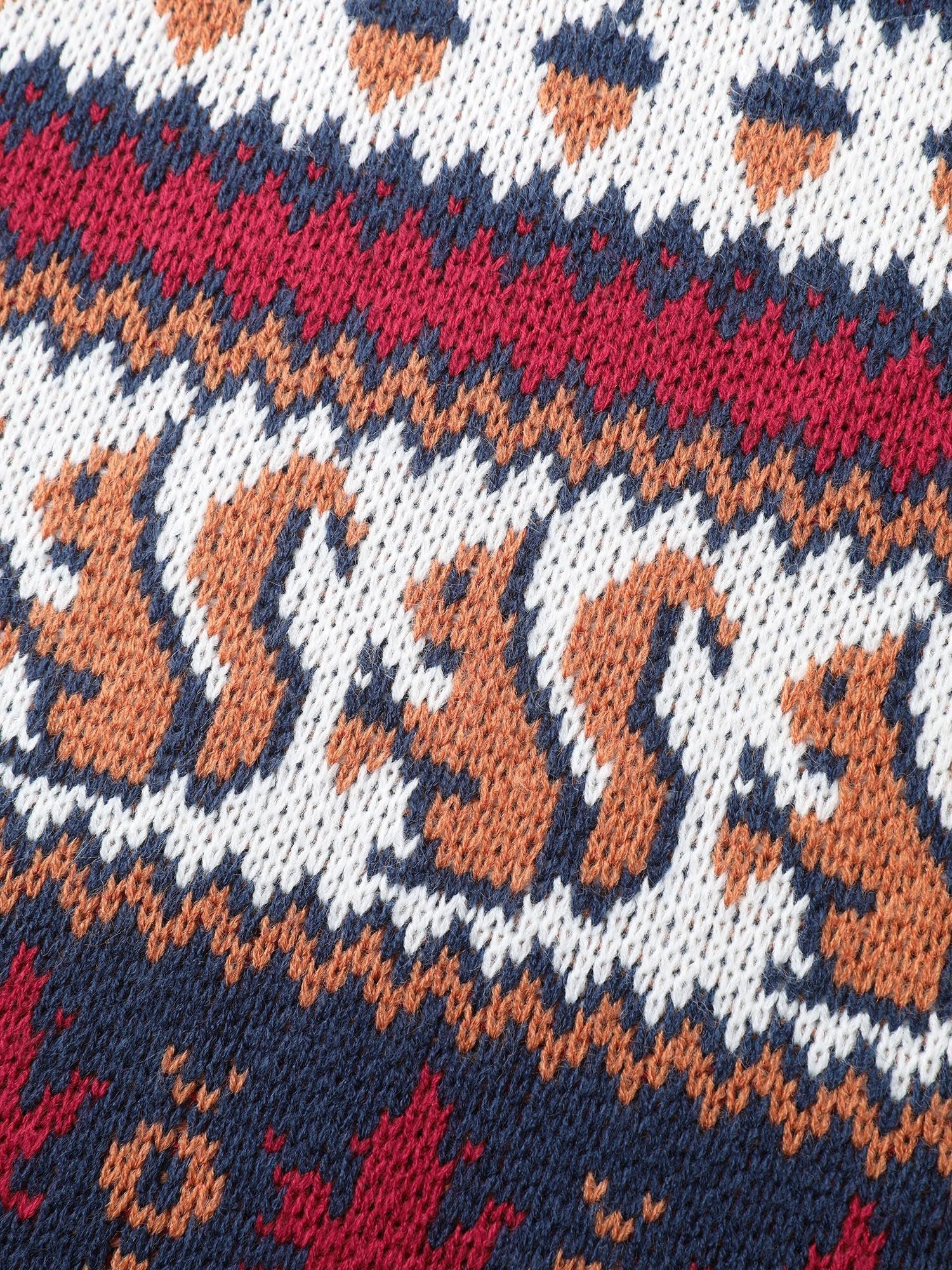 Squirrel Fall Print Jacquard Pullover Female Product Image