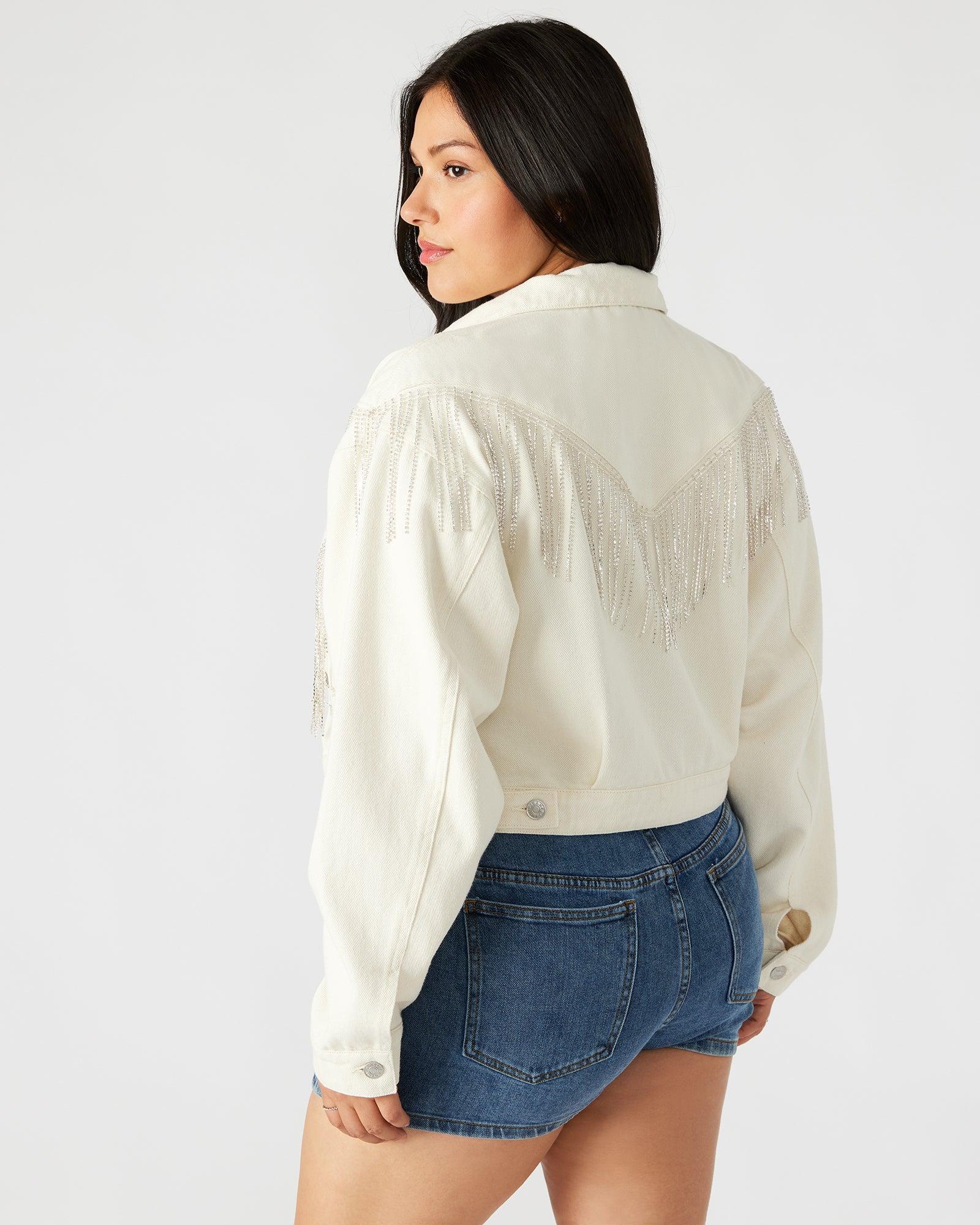 CANYON DENIM JACKET CREAM Female Product Image