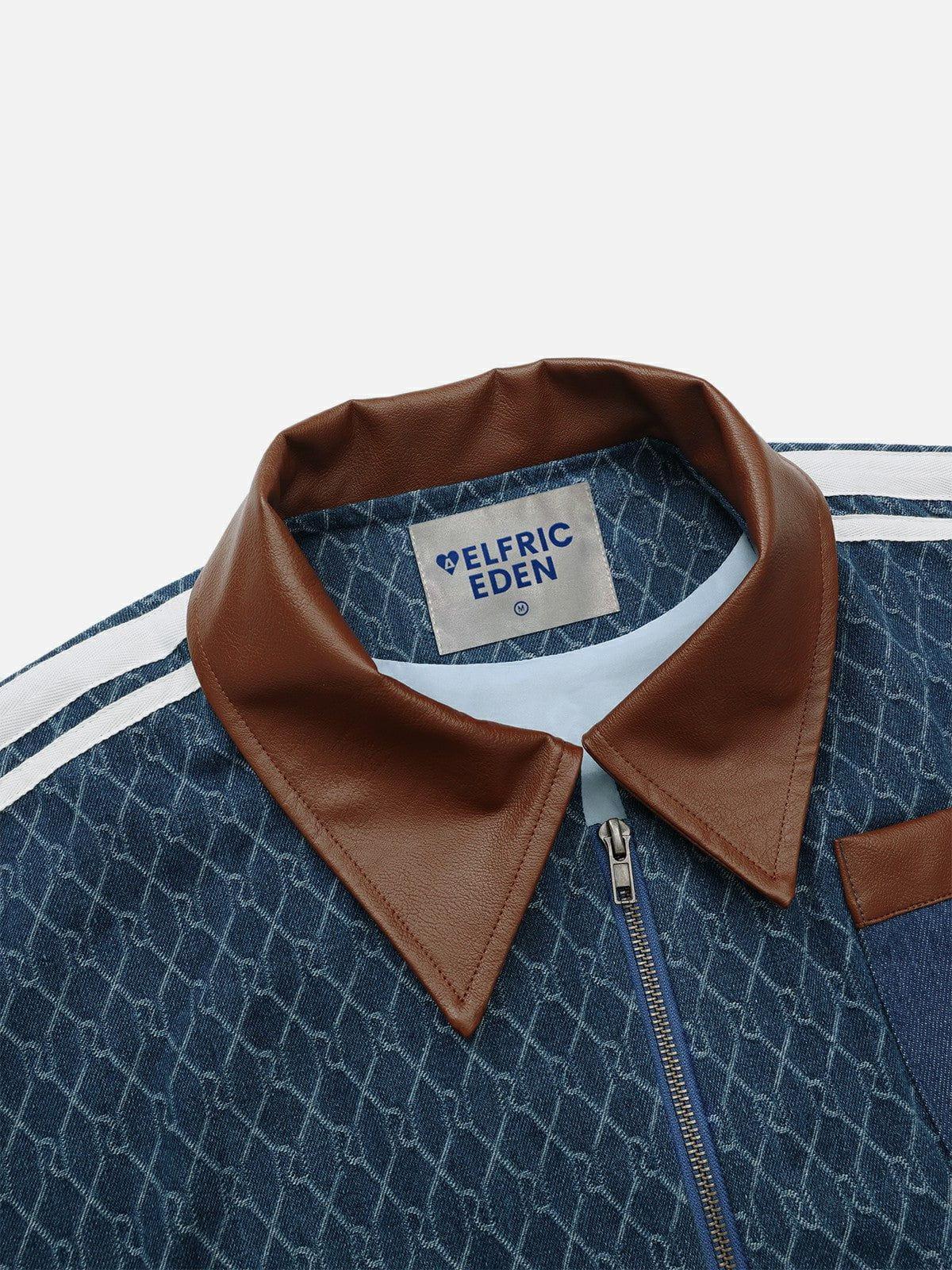 Aelfric Eden Vintage Denim Jacquard Skirt Female Product Image