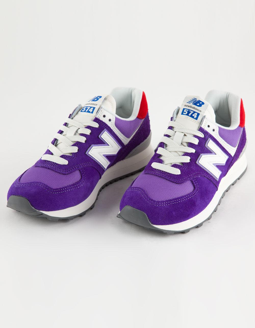 NEW BALANCE 574 Womens Shoes - BURGUNDY Product Image