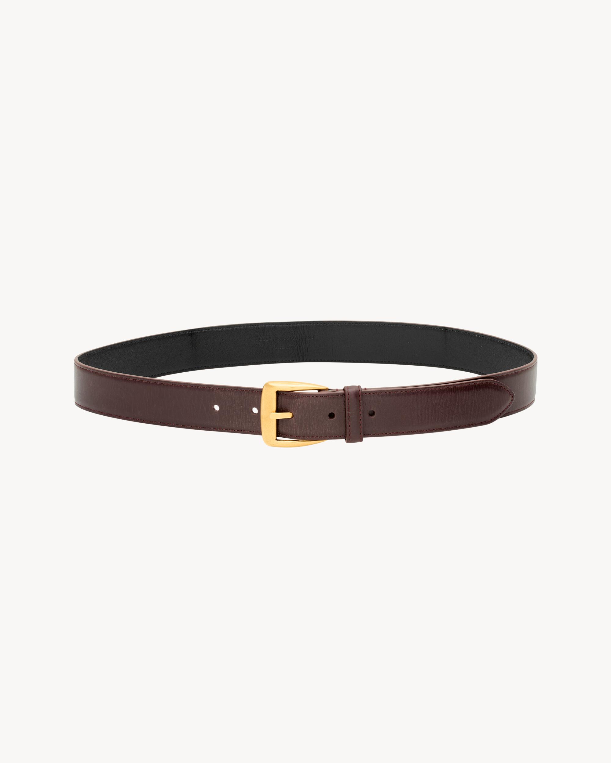 trapezoid belt in leather Product Image