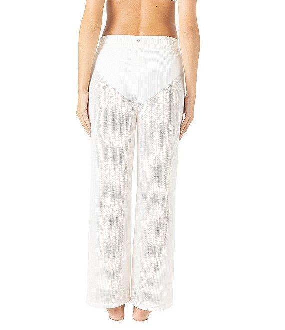 Roxy Mood Moving Crochet Straight Leg Pull-on Swim Cover-Up Pants Product Image