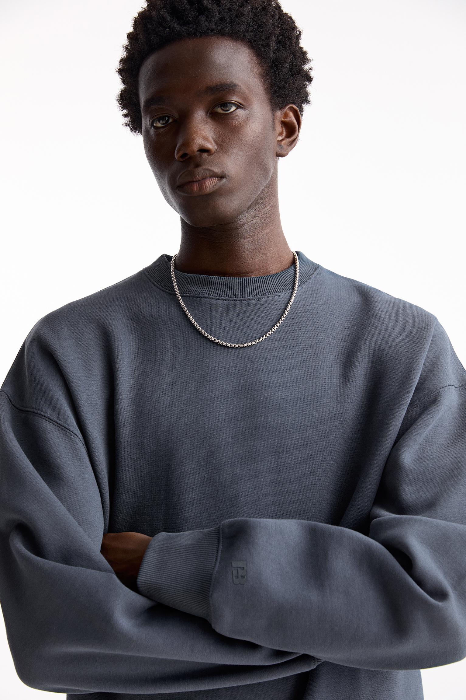 Basic crew neck sweatshirt Product Image