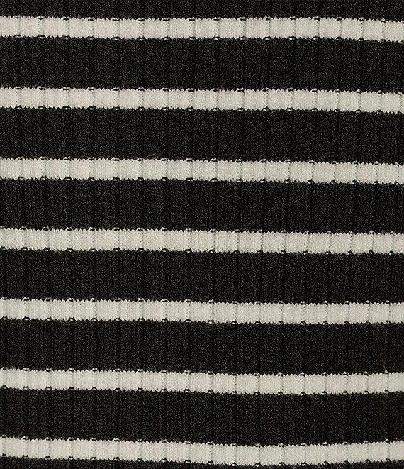 GB Off-The-Shoulder Striped Midi Dress Product Image