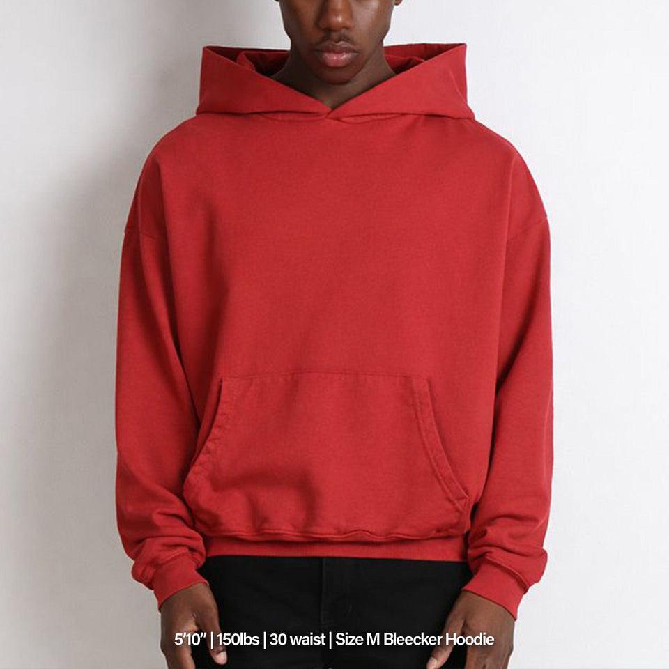 Bleecker Cinched Crop Hoodie | Relaxed, Drop-Shoulder Product Image