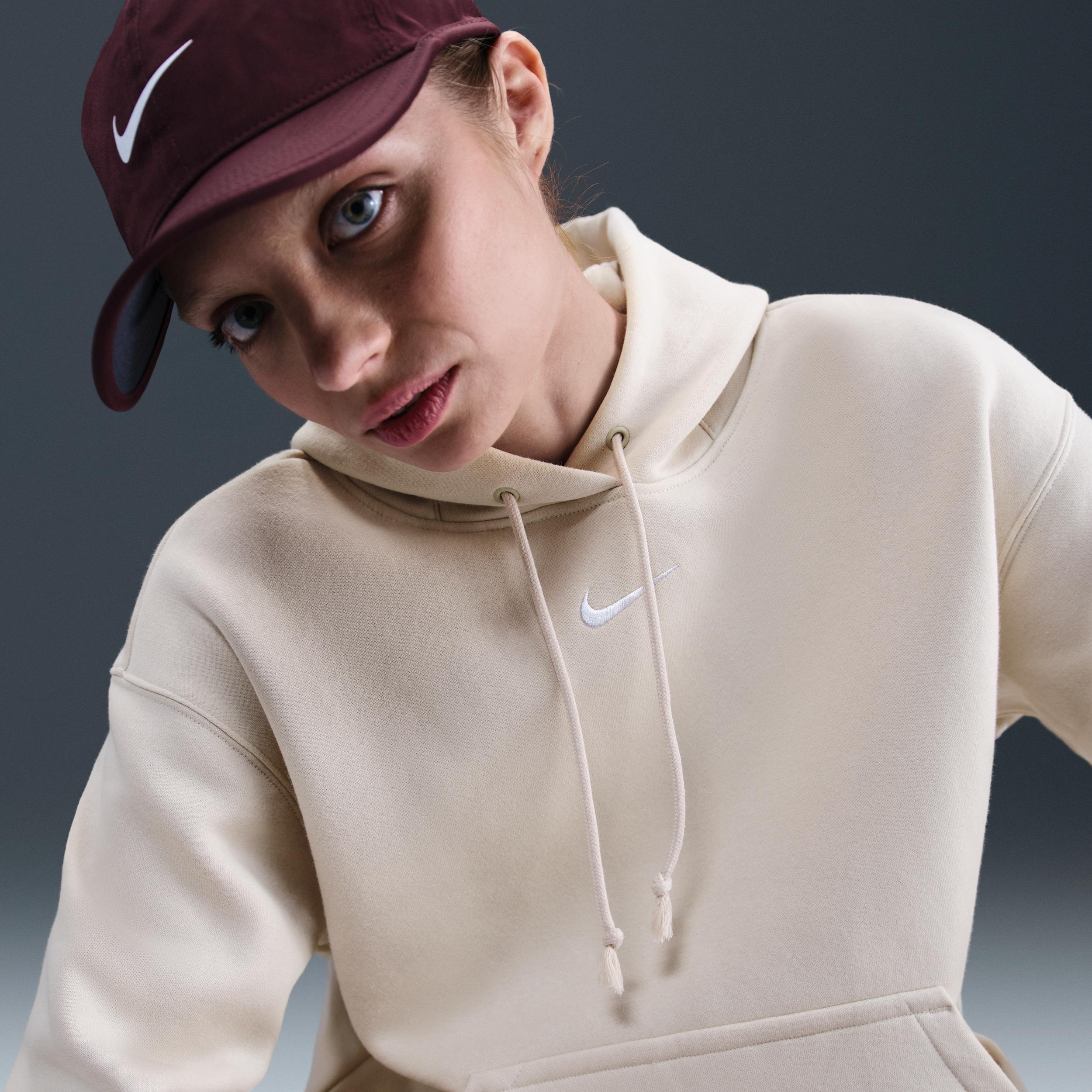 Womens Nike Sportswear Phoenix Fleece Oversized Pullover Hoodie | DQ5860-104 Product Image