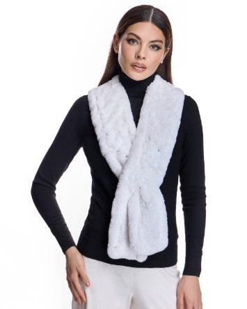 Knitted Rex Rabbit Scarf Product Image