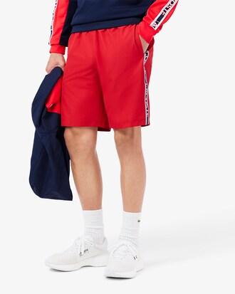 Tennis Logo Stripe Shorts Product Image