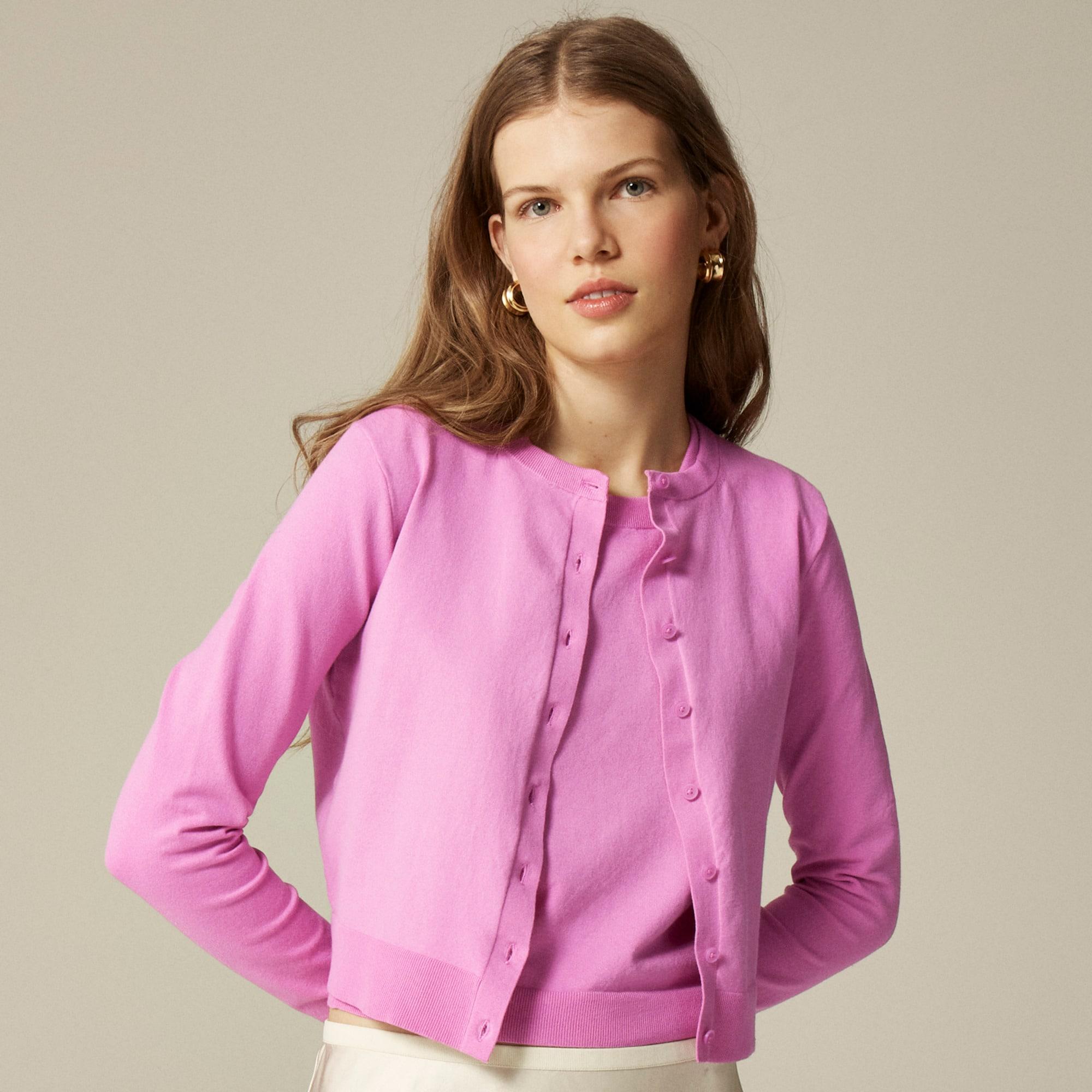 New Jackie cardigan in premium ultra-fine cotton Product Image