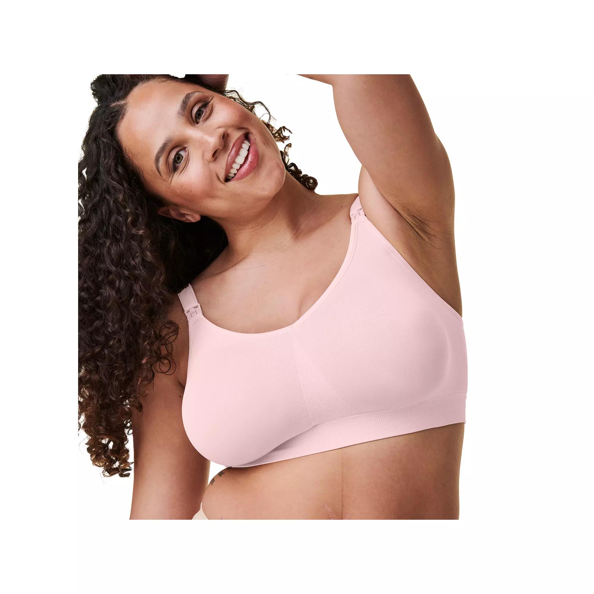 Bravado! Designs Women's Body Silk Seamless Nursing Bra - Cameo XL Plus: Wireless, Maternity, Adjustable Straps Product Image