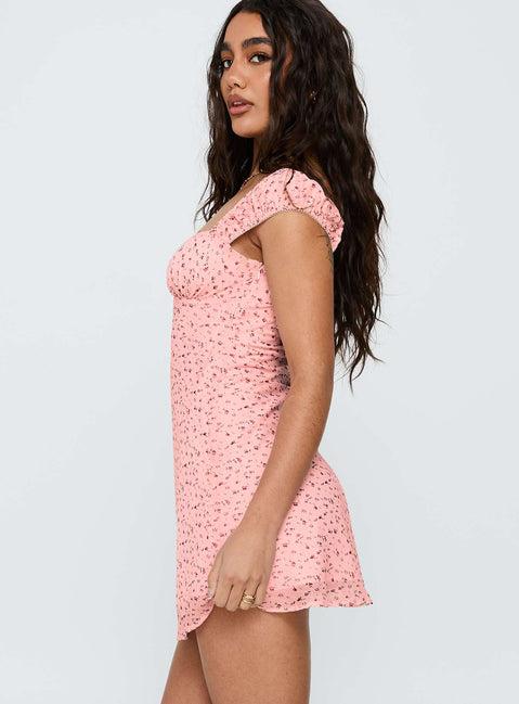 Seyani Mini Dress Pink Product Image