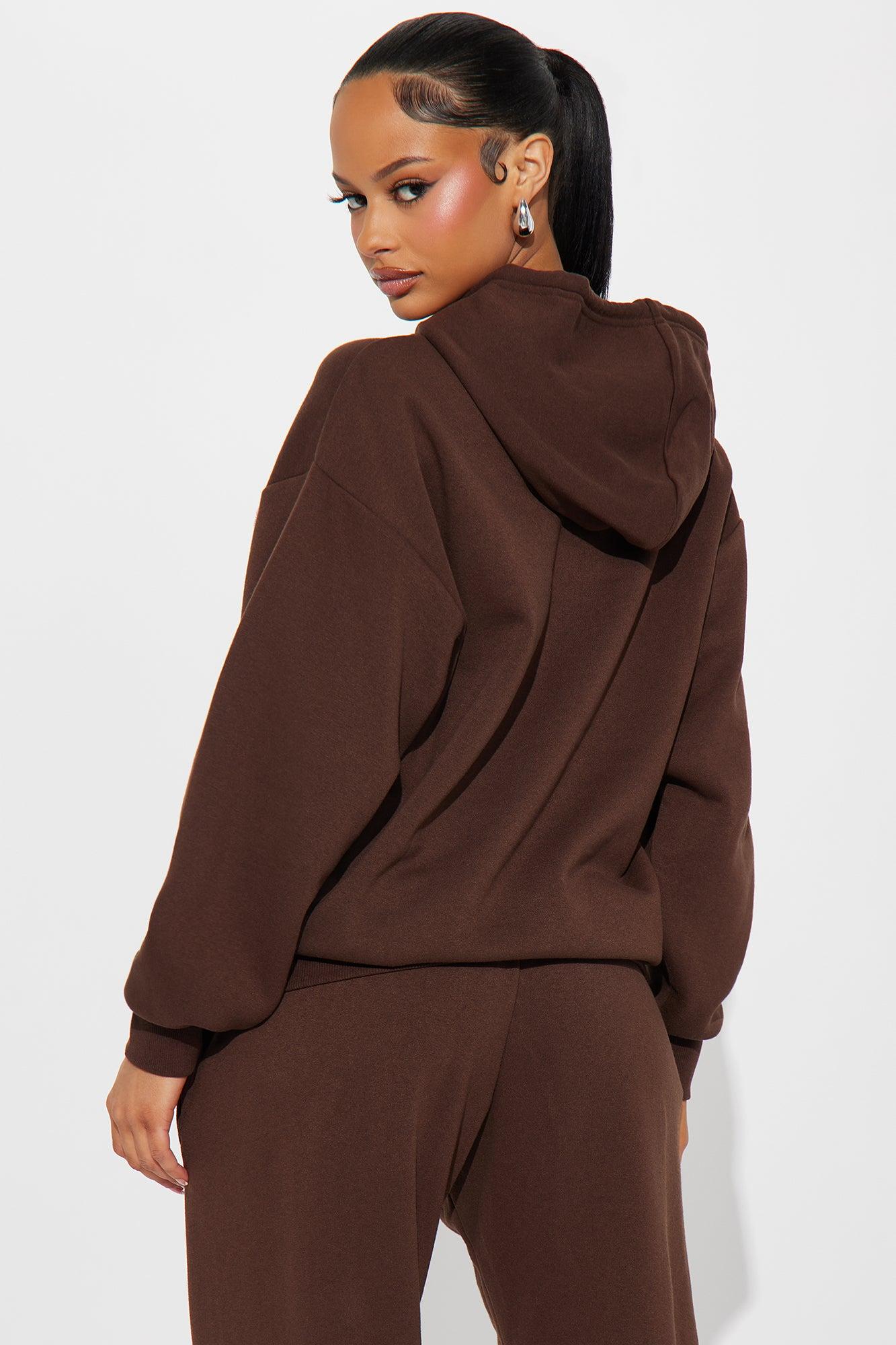 Von Dutch Patch Hoodie - Brown Product Image