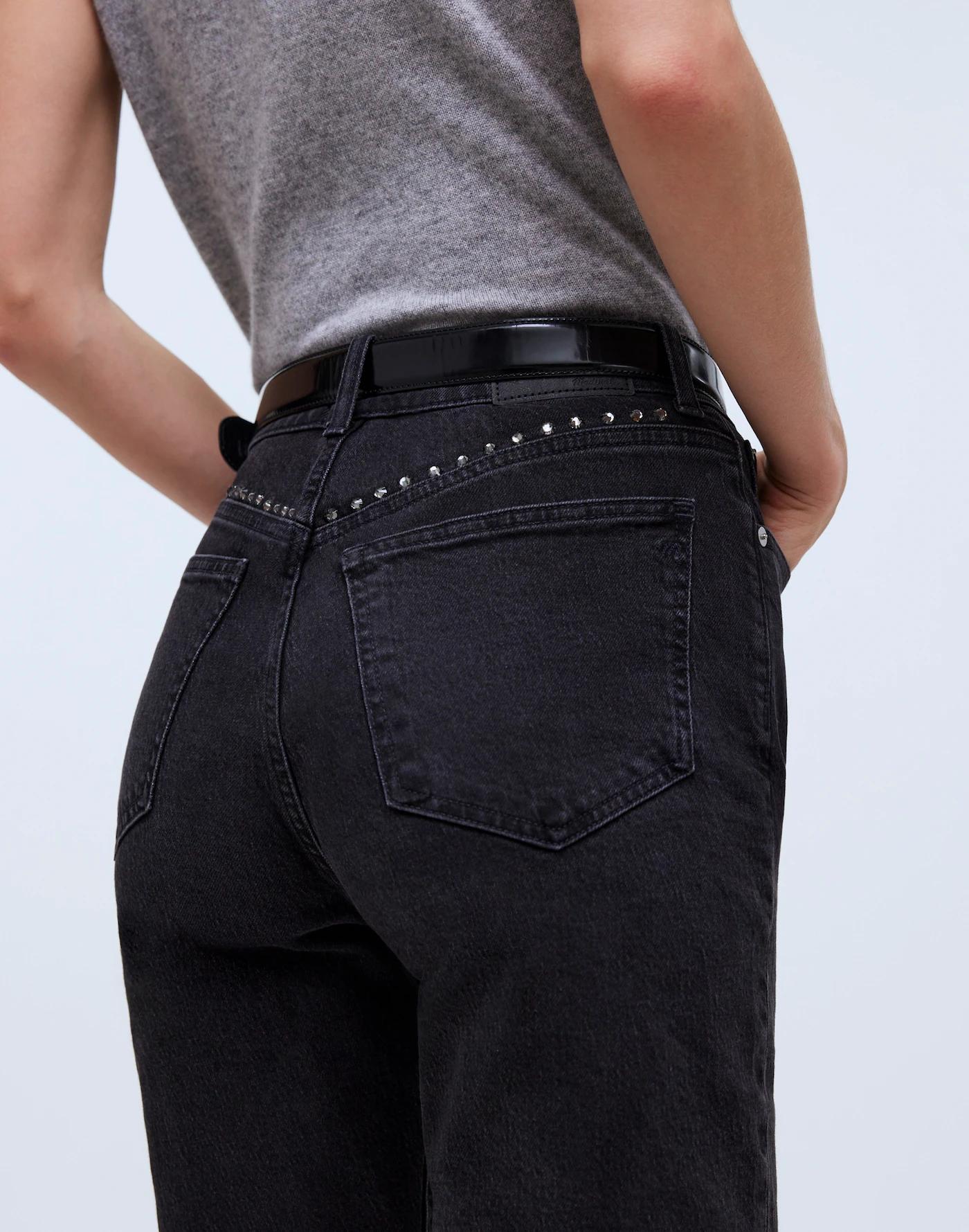 Limited-Edition Drop: The Rhinestone '90s Straight Jean Product Image