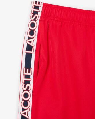 Tennis Logo Stripe Shorts Product Image