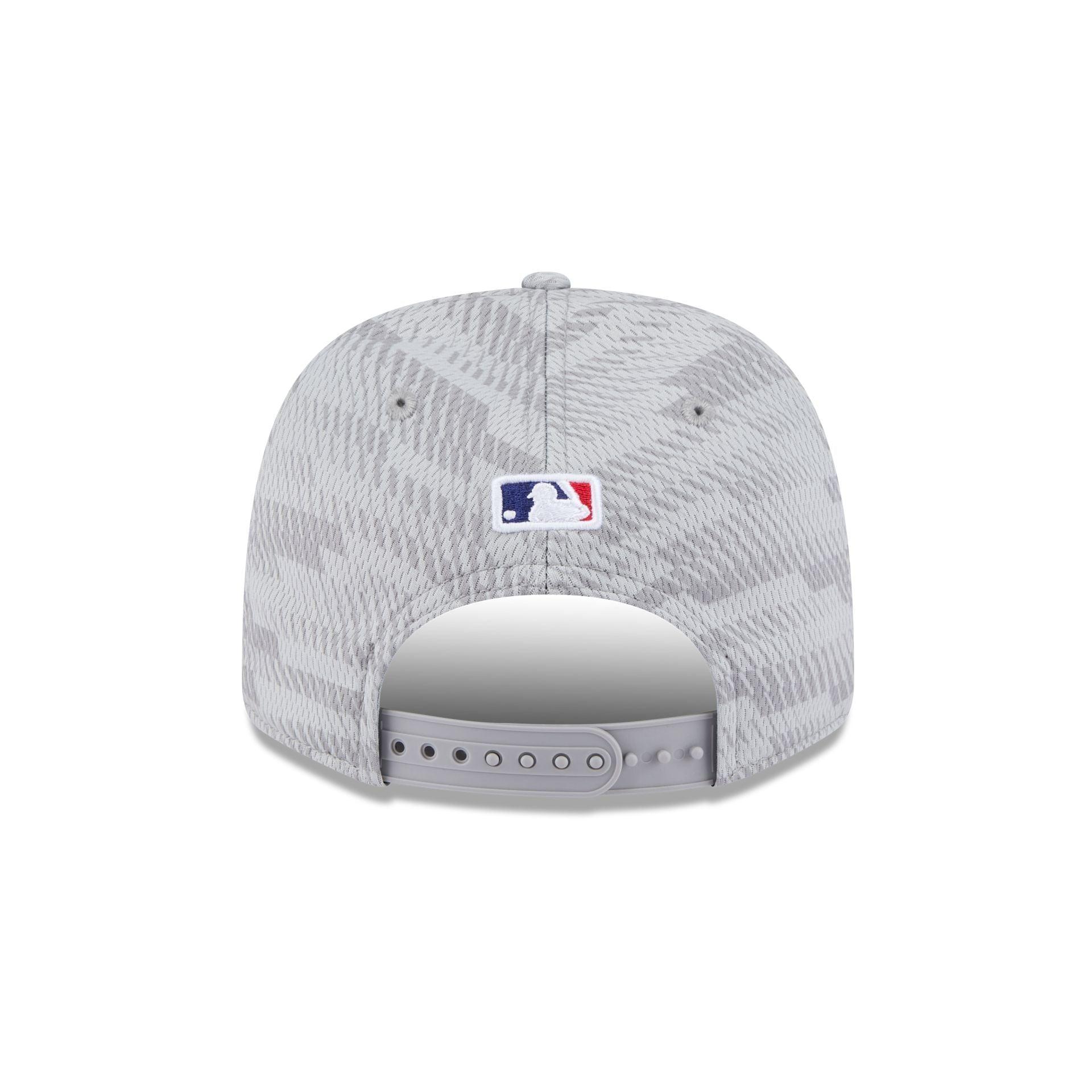 Texas Rangers 2025 Clubhouse Gray 9SEVENTY Stretch-Snap Hat Male Product Image