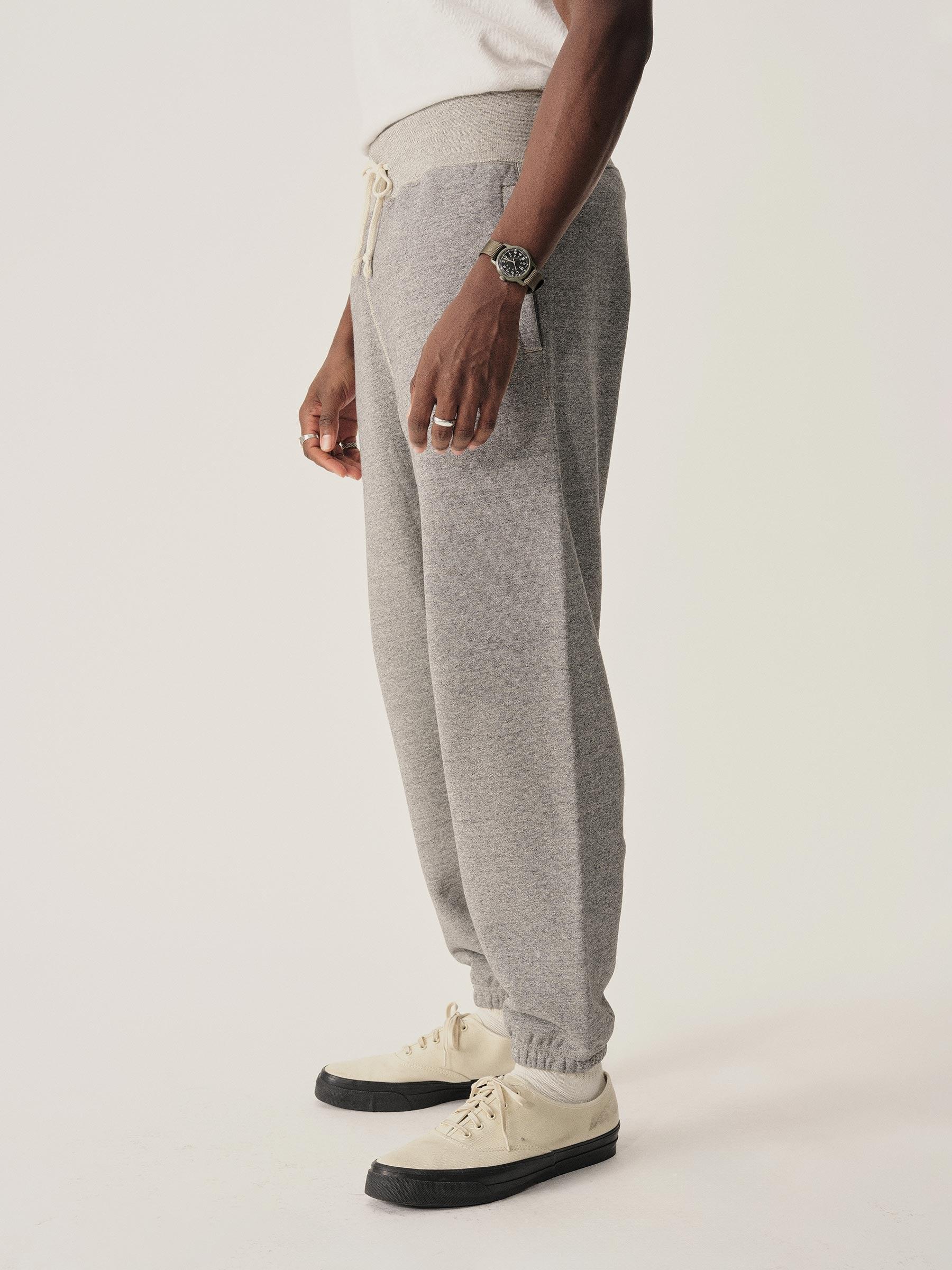 Two Tone Heather Grey Welterweight Sweatpant Product Image