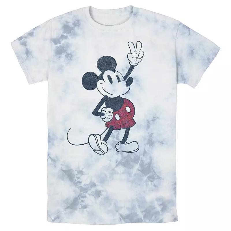 Men's Disney Mickey And Friends Mickey Mouse Plaid Shorts Wash Tee,  Product Image