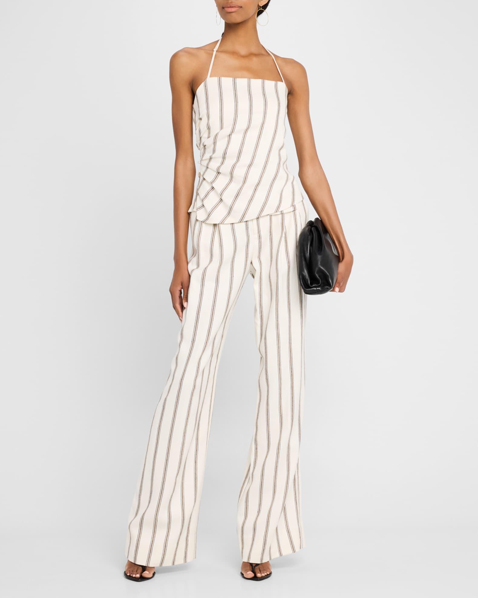 Charlotte Stripe Halter Top Product Image