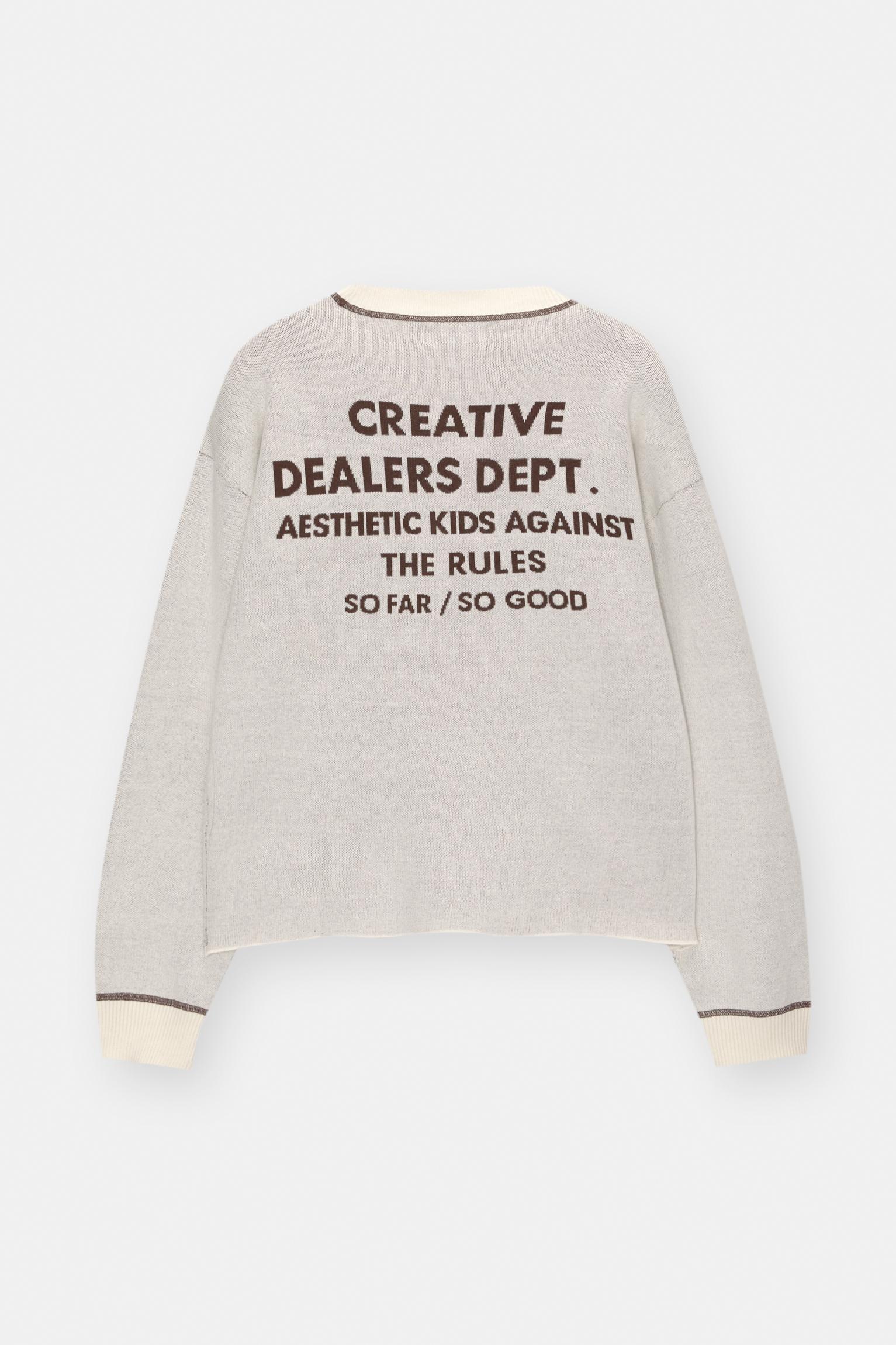 STWD sweater with seam details Product Image