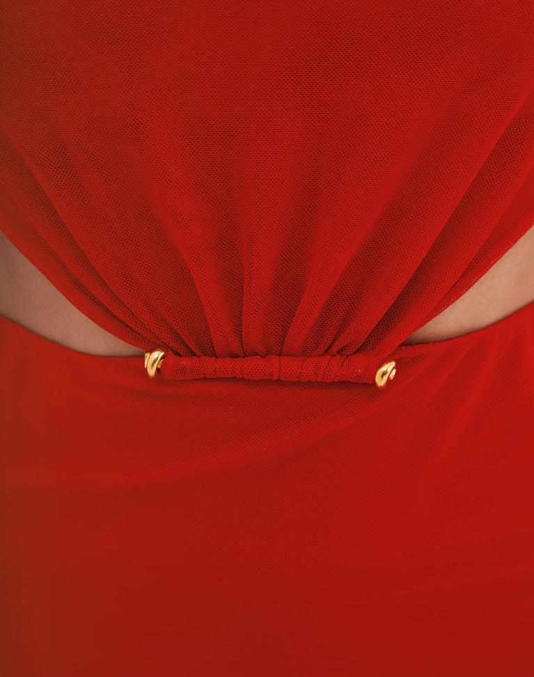 Naya Short Dress - Ruby Product Image