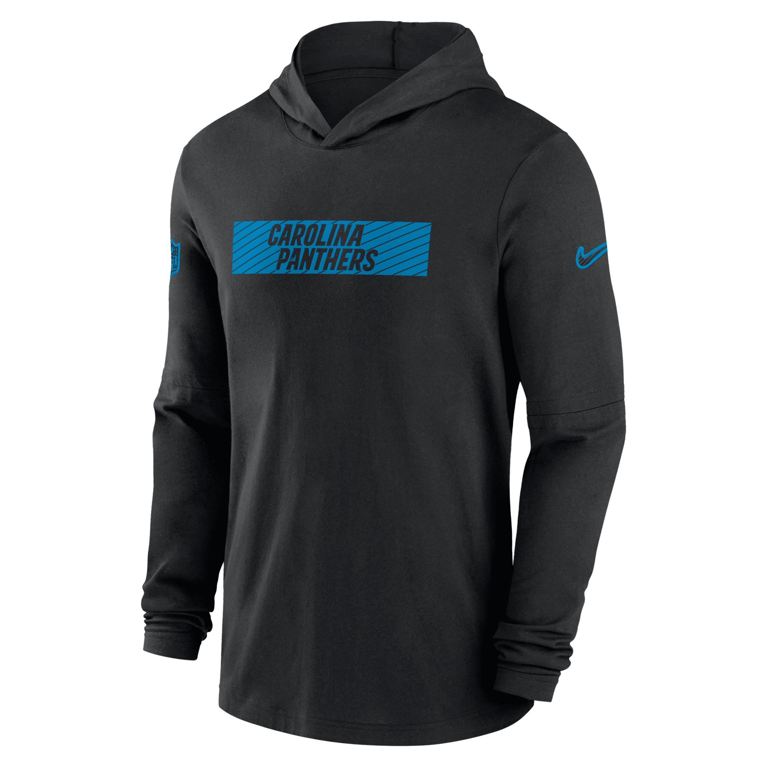 Dallas Cowboys Sideline Nike Mens Dri-FIT NFL Long-Sleeve Hooded Top | 02FC41S7RD-CAM Product Image