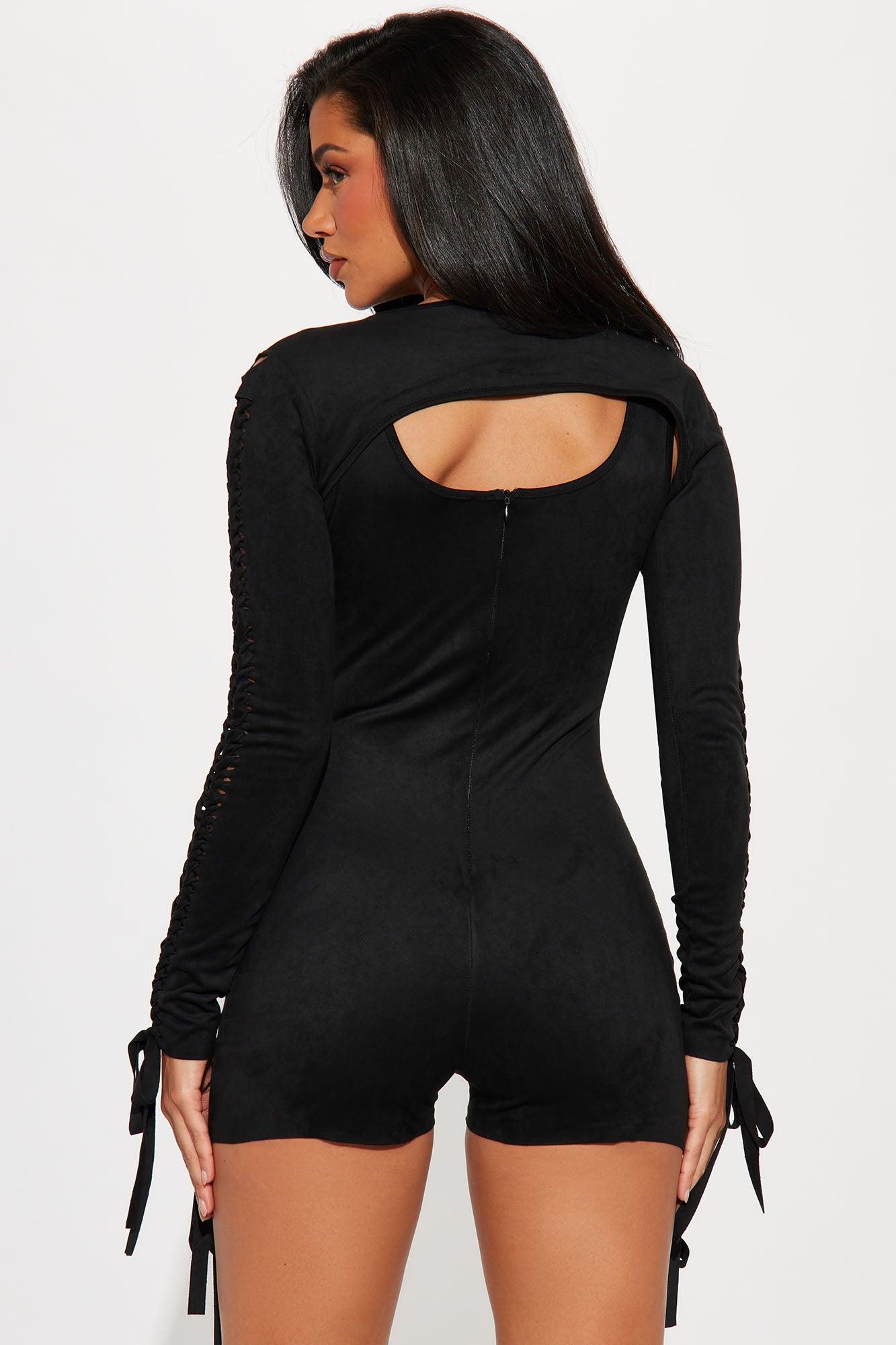 Yovanna Romper Set - Black Product Image