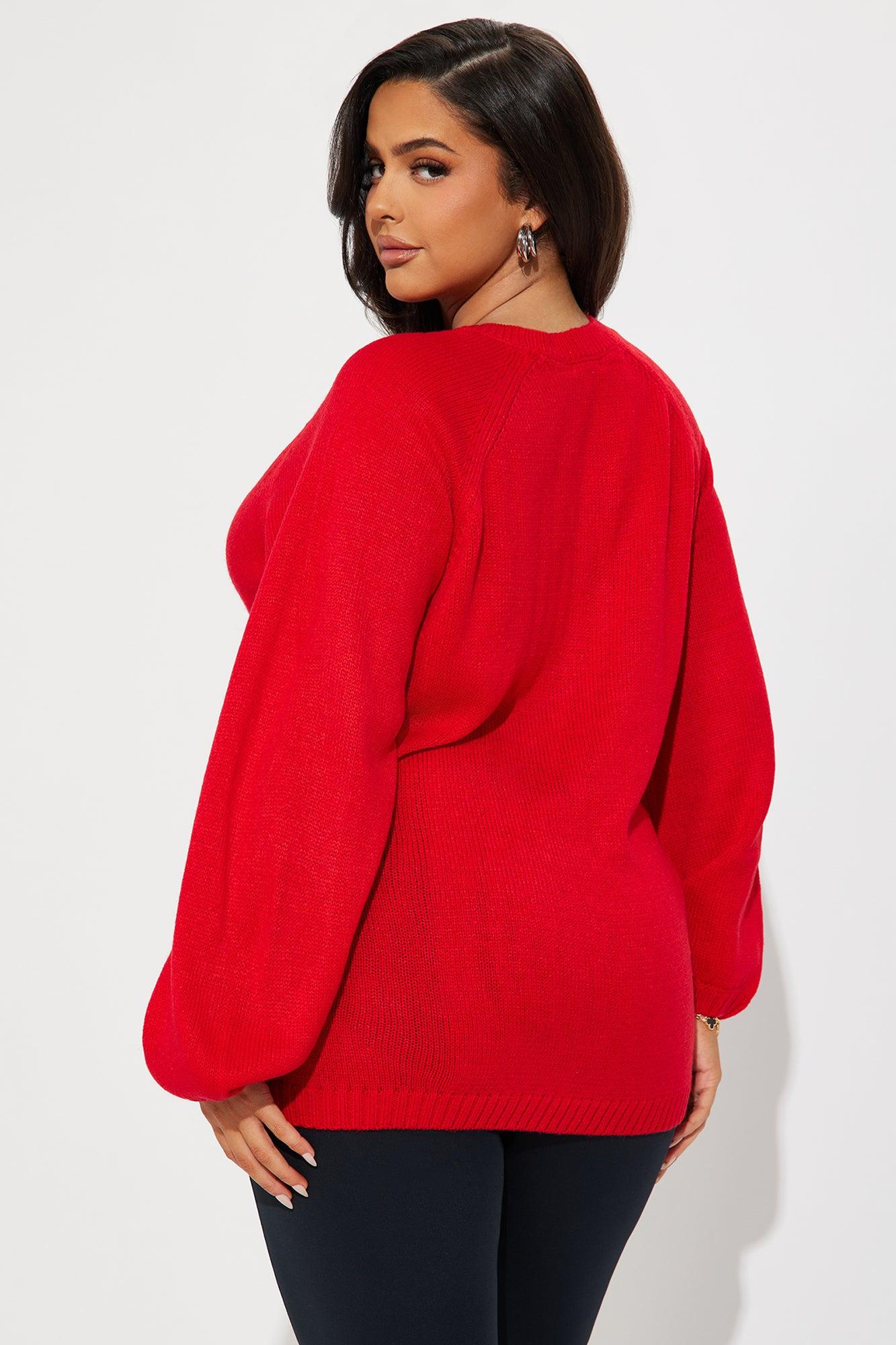 Ski Sweater - Red/combo Female Product Image