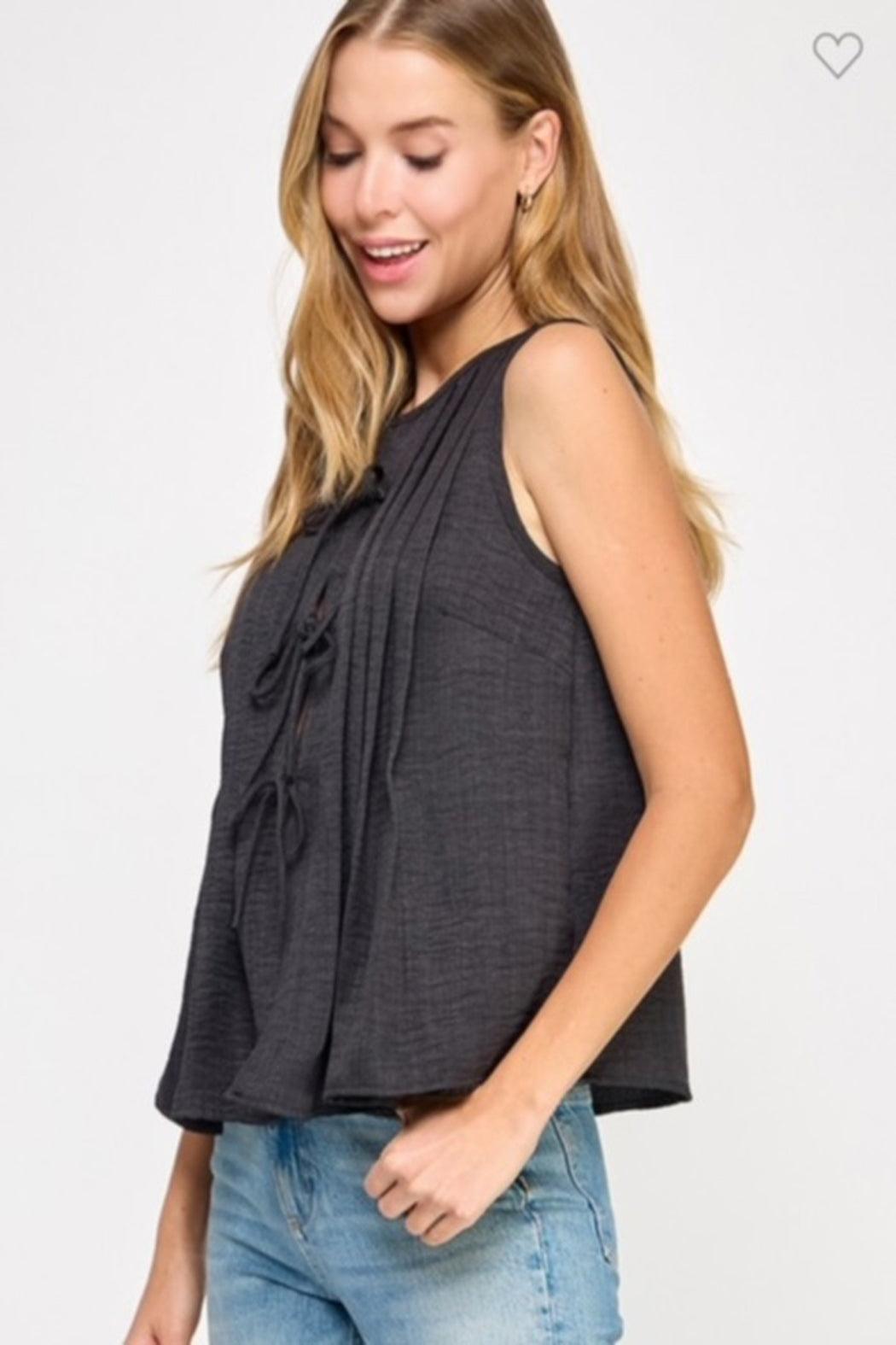 Black Tie Vest Product Image