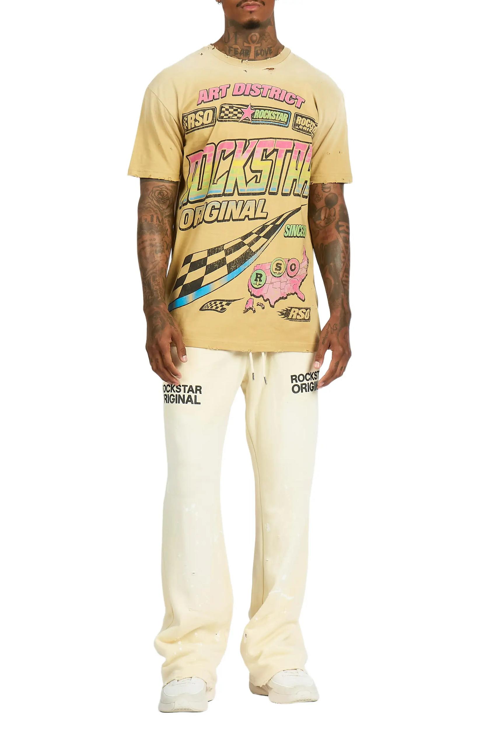 Reign Sand Relaxed Track Pant Male Product Image