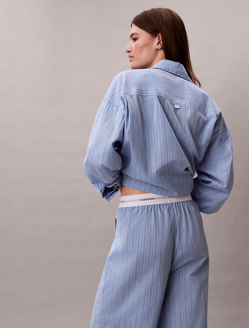 Cotton Poplin Logo Waistband Pants Product Image