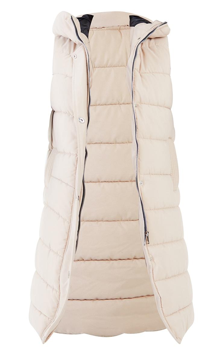 Stone Panel Padded Longline Vest Product Image