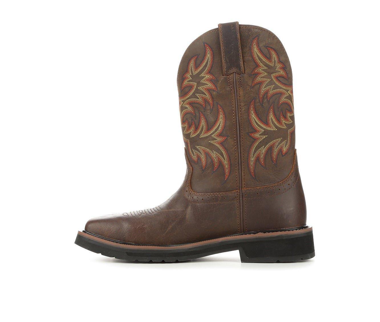 Men's Justin Boots SE4682 Stampede Steel Toe Cowboy Boots Product Image