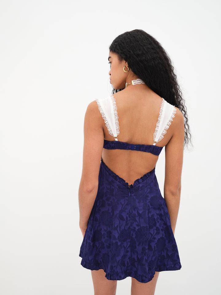 Holland Mini Dress — Blue Product Image