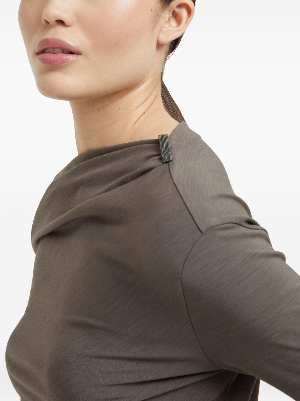 ruched-detail top Product Image
