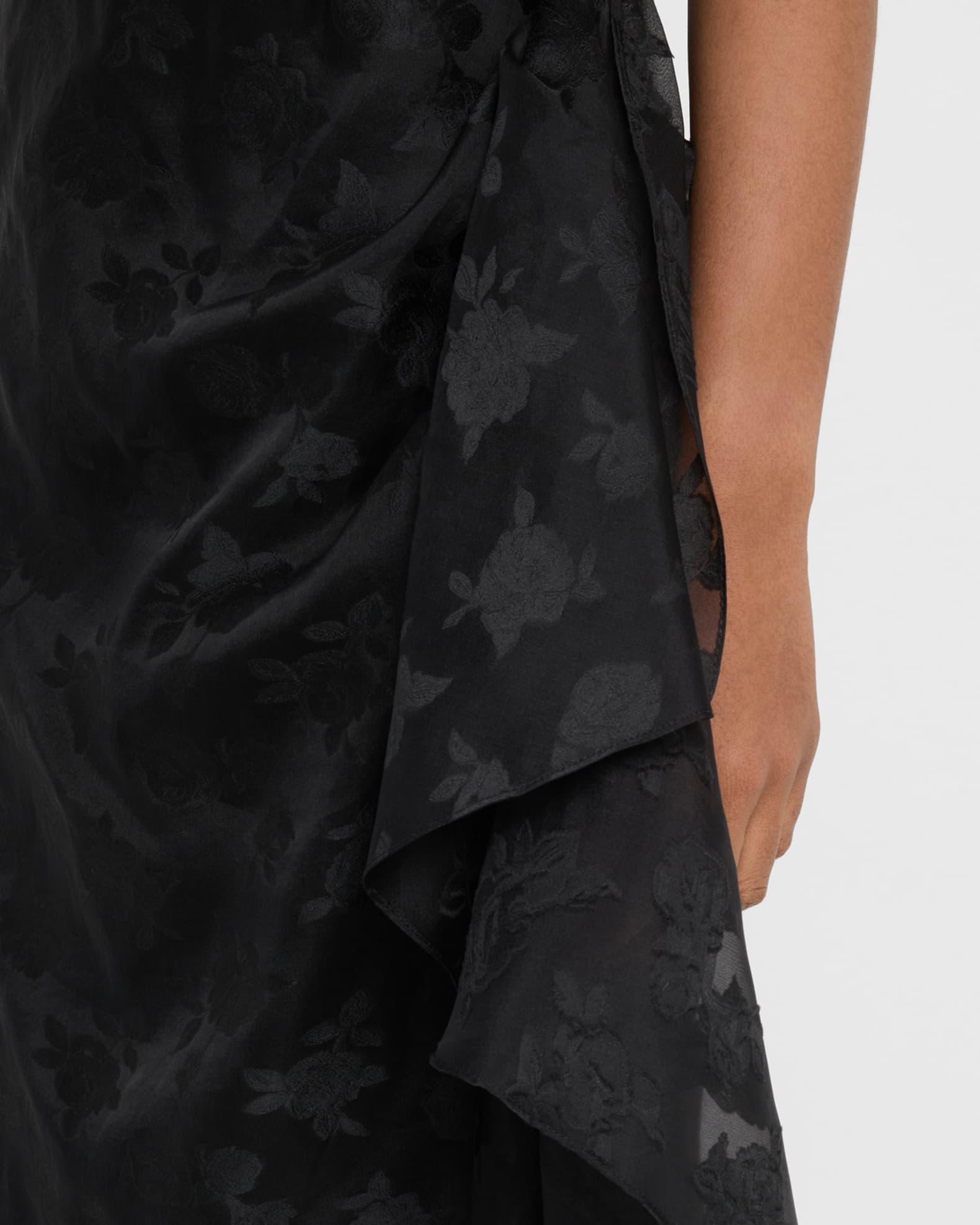 Florence Draped Short-Sleeve Fli Coupe Gown Product Image