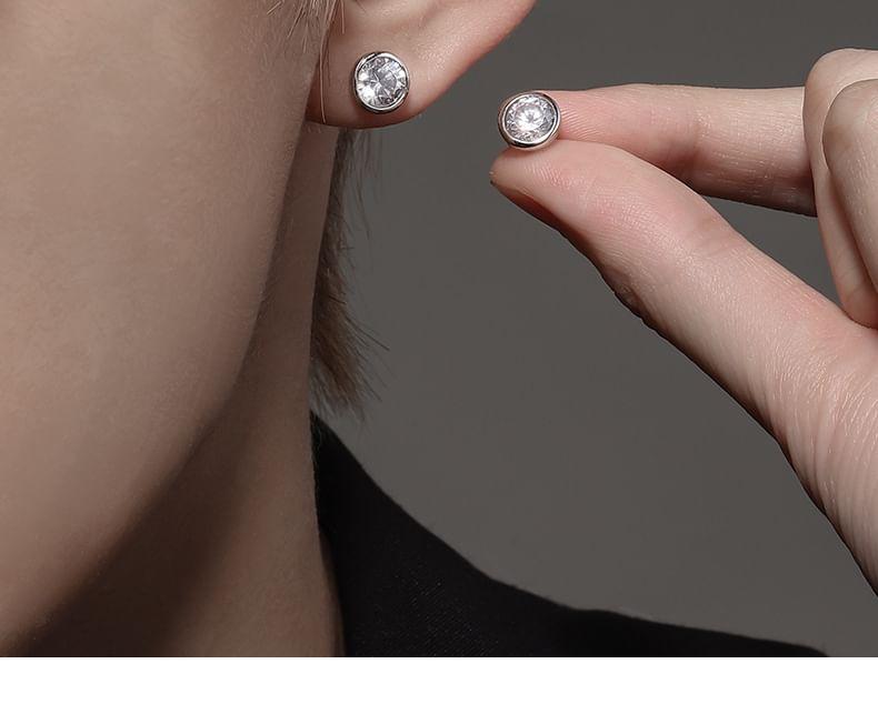 Rhinestone Alloy Stud Earring Product Image