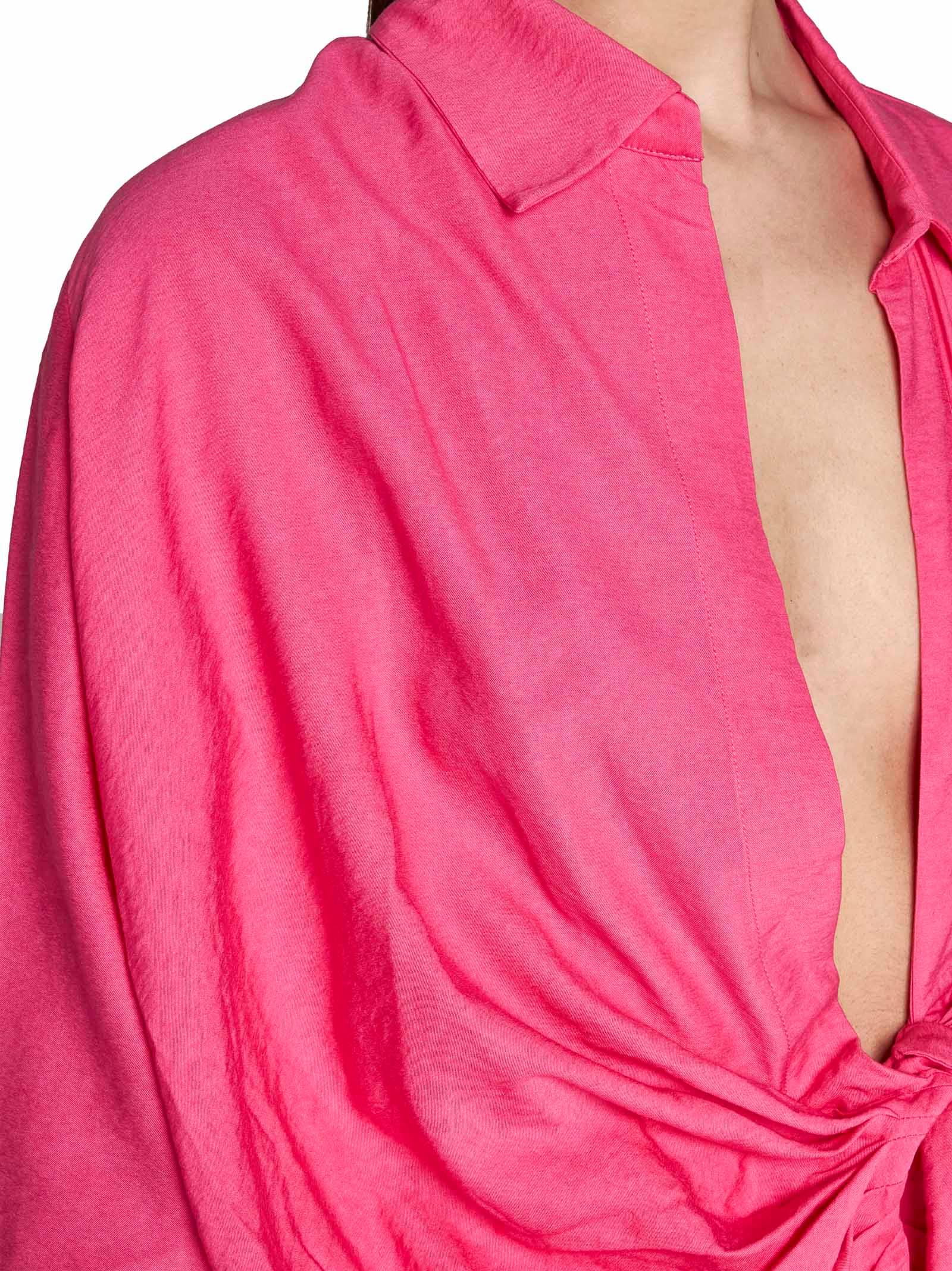 JACQUEMUS Pink Bahia Mini Dress Product Image