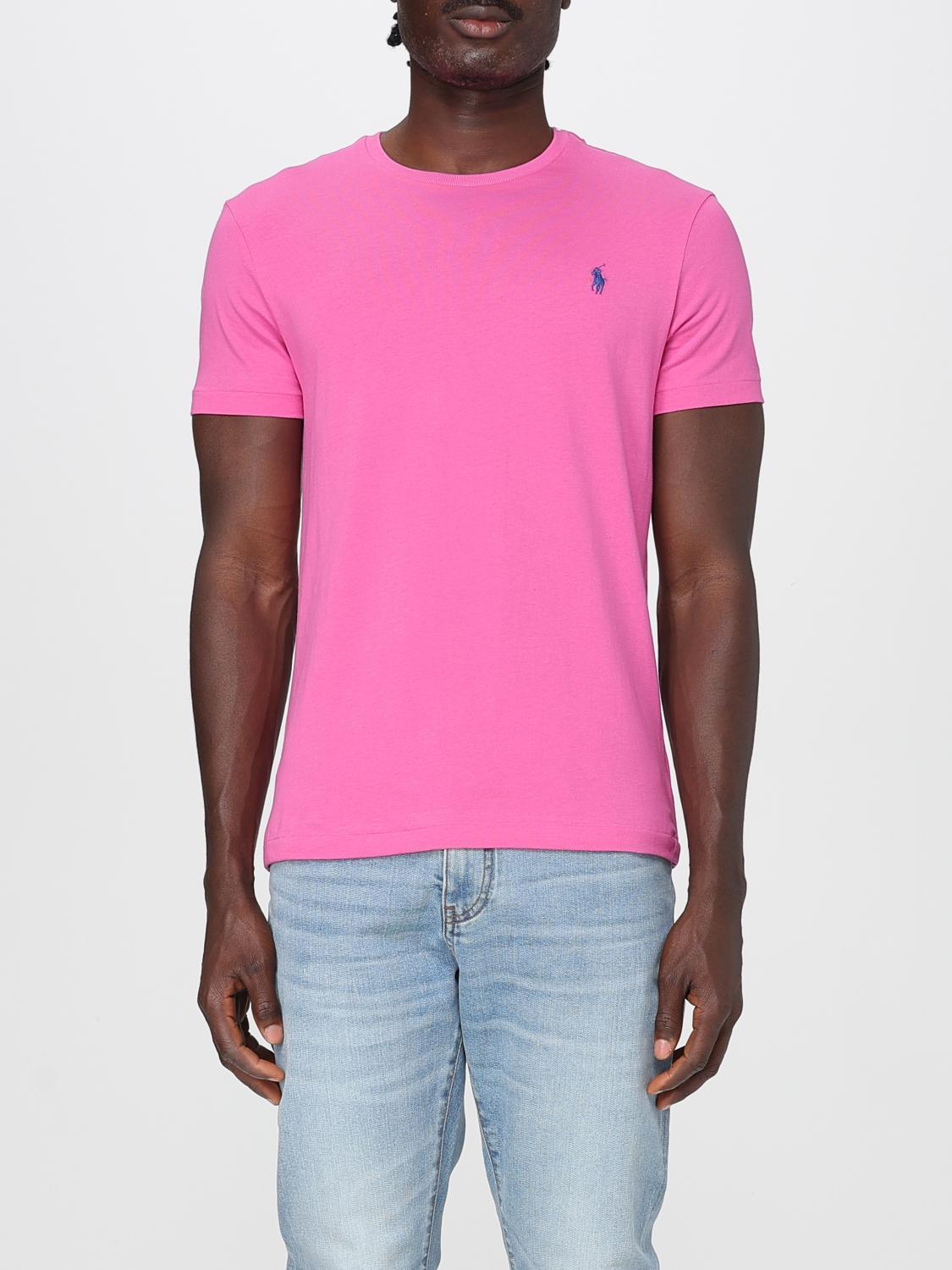 POLO RALPH LAUREN Custom Slim Fit Jersey T-shirt Clothing In Multicolor Product Image