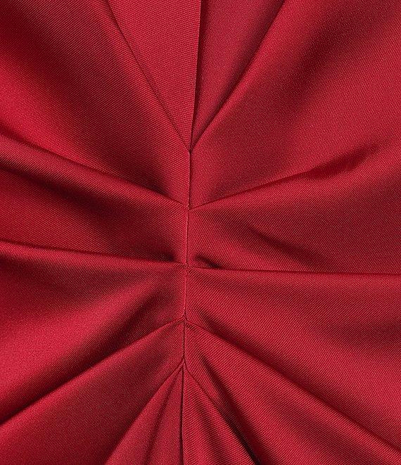 Antonio Melani Gabriella Crew Neck Short Sleeve Satin Maxi Dress Product Image