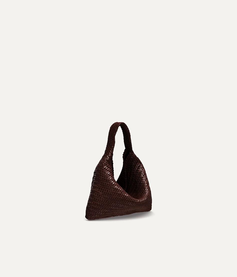 Braided nappa leather shopper bag Product Image
