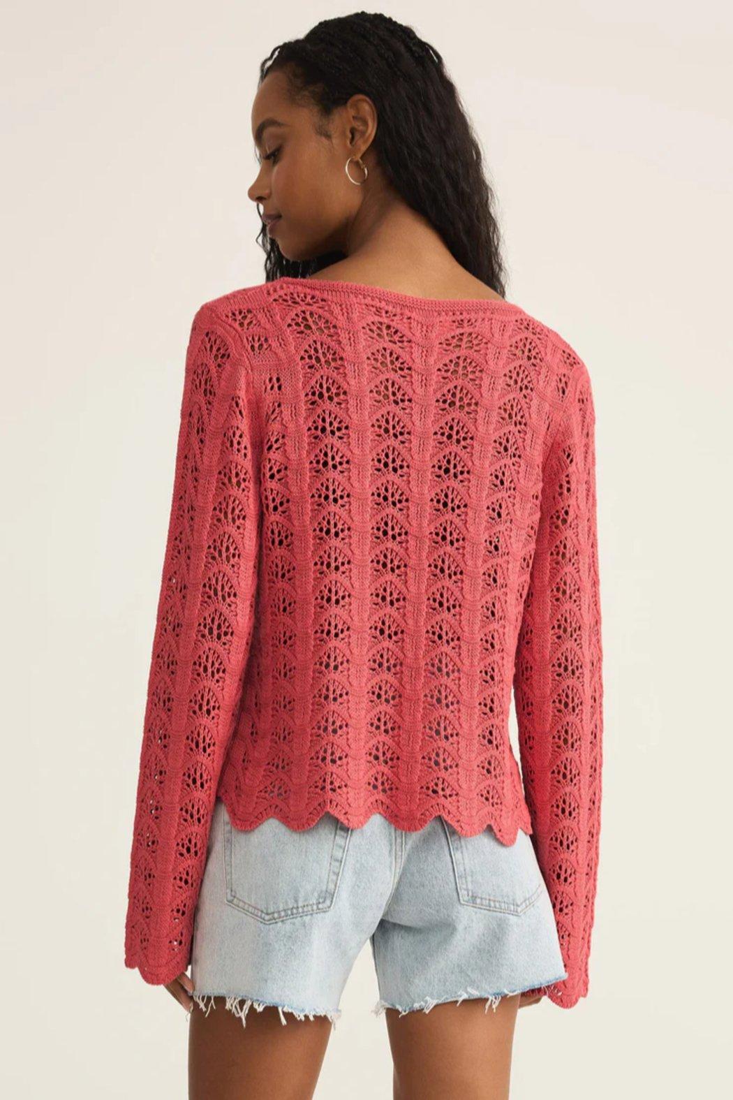 Azura Crochet Sweater Product Image